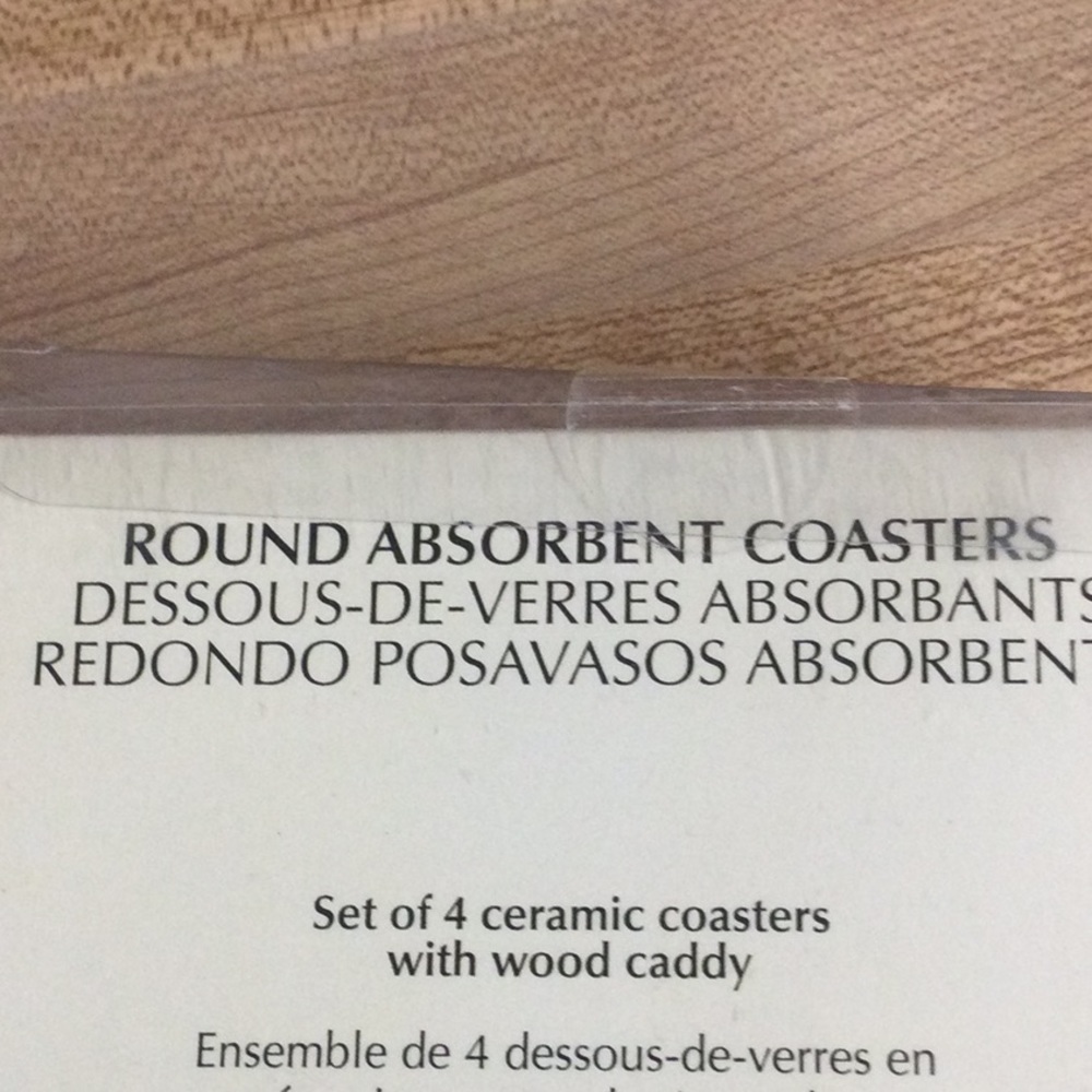 New Round Absorbent Coasters - Picture 4 of 4